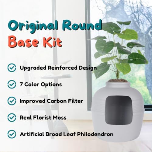 Good Pet Stuff Original Hidden Litter Box Planter, Decorative Cat Litter