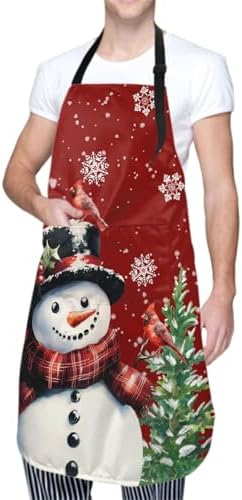 Sweetshow Cute Dog Apron with 2 Pockets and Adjustable Neck Waterproof Kitchen