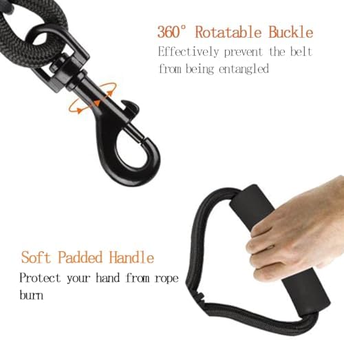 3 Dog Leash for 1-3 Dogs, 360° Swivel