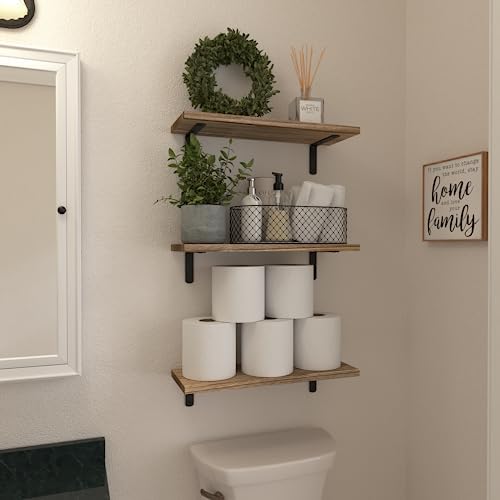 WOPITUES Floating Shelves Set of 6