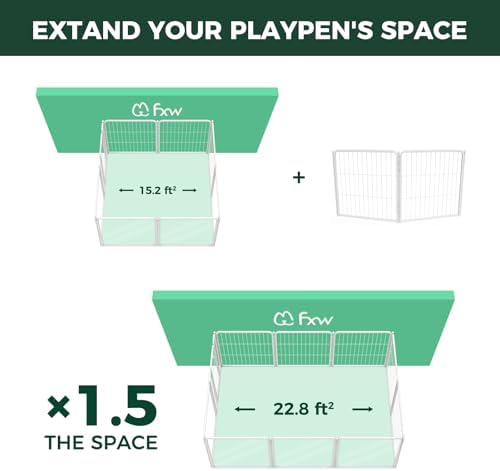FXW 2 Add-on Wire Panels for AuraSpace Pro Dog Playpen