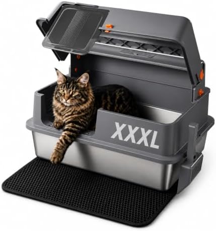 XXXL Stainless Steel Litter Box
