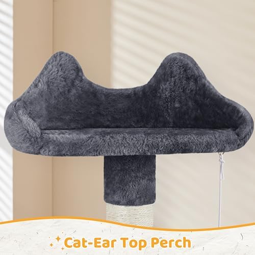Yaheetech 54in Cat Tree, Spacious Condo and Hammock, Ideal Activity Center