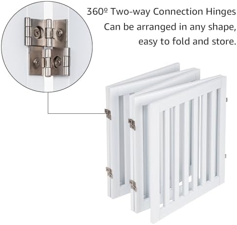 unipaws 24”H Free Standing Pet Gate