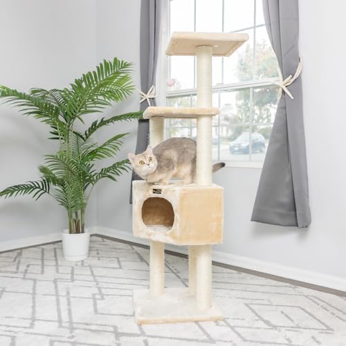 Aeromark 3 Tier Cat Tree Armarkat A5201 Real Wood Scratch