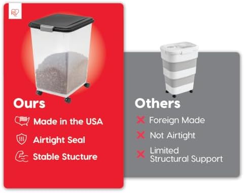 IRIS USA Dog Food Storage Container, Made in USA