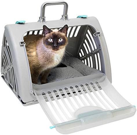 SportPet Large Hard-Sided Travel Cat Carrier