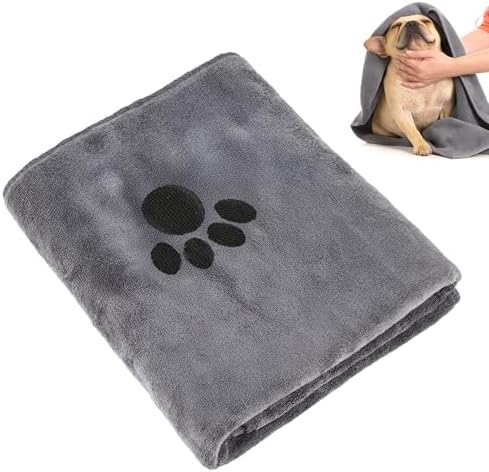 40 x 23.6 Inch Dog Towels for Drying Dogs, Absorbent Microfiber Dog Towel