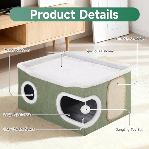 Shikha Extra Large Cat House Bed