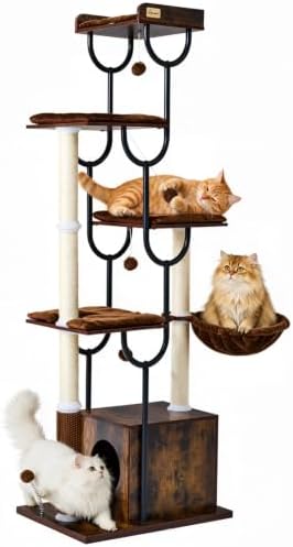 FourFurPets 74" Cat Tree, Cat Tower