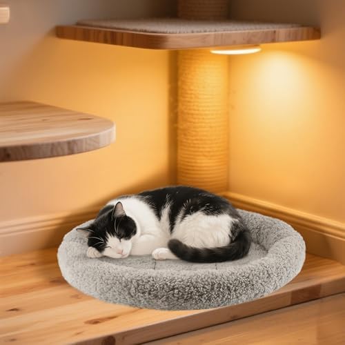 Enjoying Plush Cat Bed Mat Diameter 19.5" Round Pad
