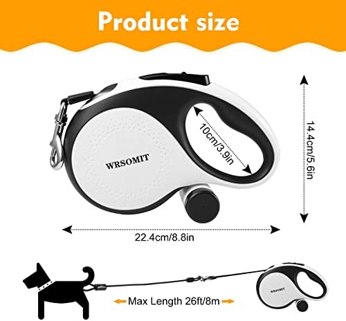 26 Ft Retractable Dog Leash