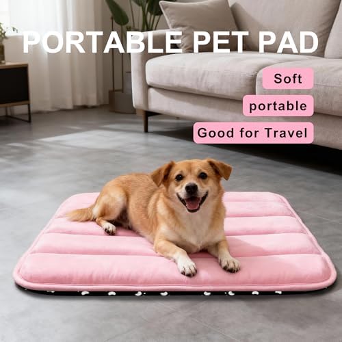 Dog Bed Mat, Reversible Dog Crate Pad