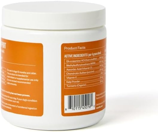 Ollie Zoomies Dog Hip and Joint Supplement - Glucosamine and Glucosamine Chondroitin for Inflimation Relief, 60 Count Appx.