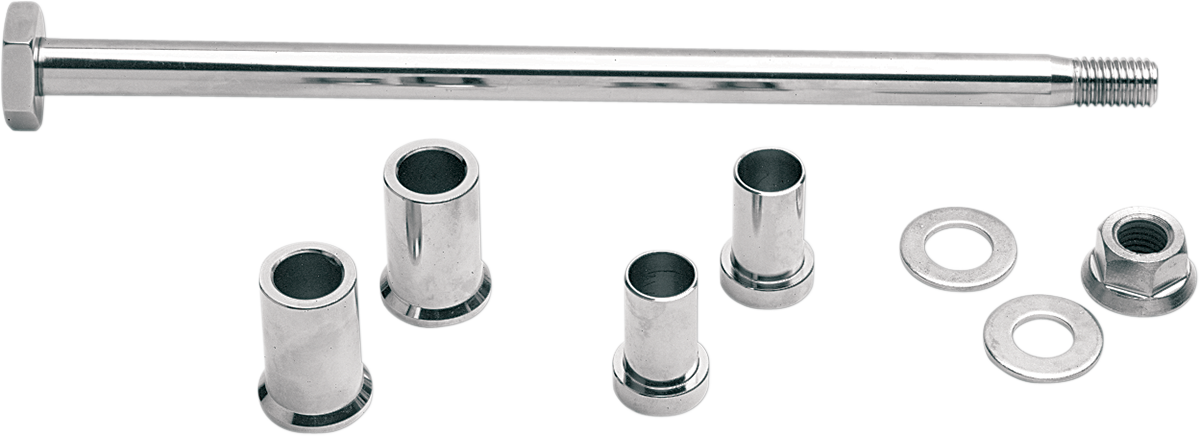 DRAG SPECIALTIES, DRAG SPECIALTIES Swingarm Pivot Shaft Kit for Harley FXST/FLST (2000-2007) - Chrome R22500A