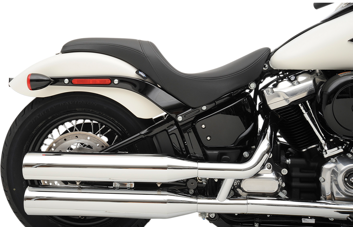 DRAG SPECIALTIES SEATS, DRAG SPECIALTIES SEATS Predator Seat for FL/FX 2018-2022 with Solar Leather Finish, Part #0802-1153