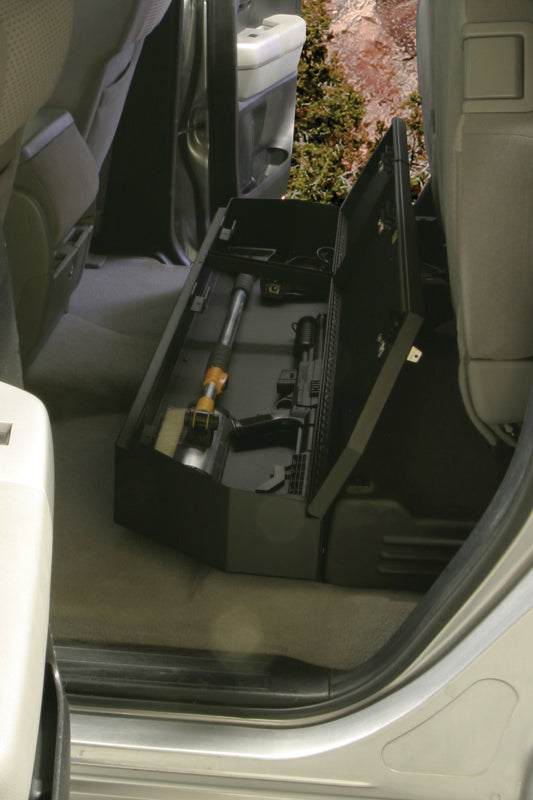 Tuffy 07-21 Toyota Tundra Double Cab Underseat Lockbox W/ Combo Lock