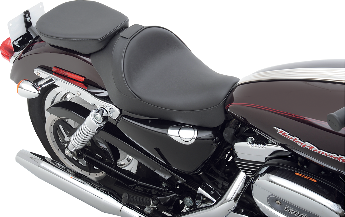DRAG SPECIALTIES SEATS, DRAG SPECIALTIES SEATS Rear Solo Seat - Wide, Smooth Finish for XL Models 2004-2022 - Part Number 0804-0409