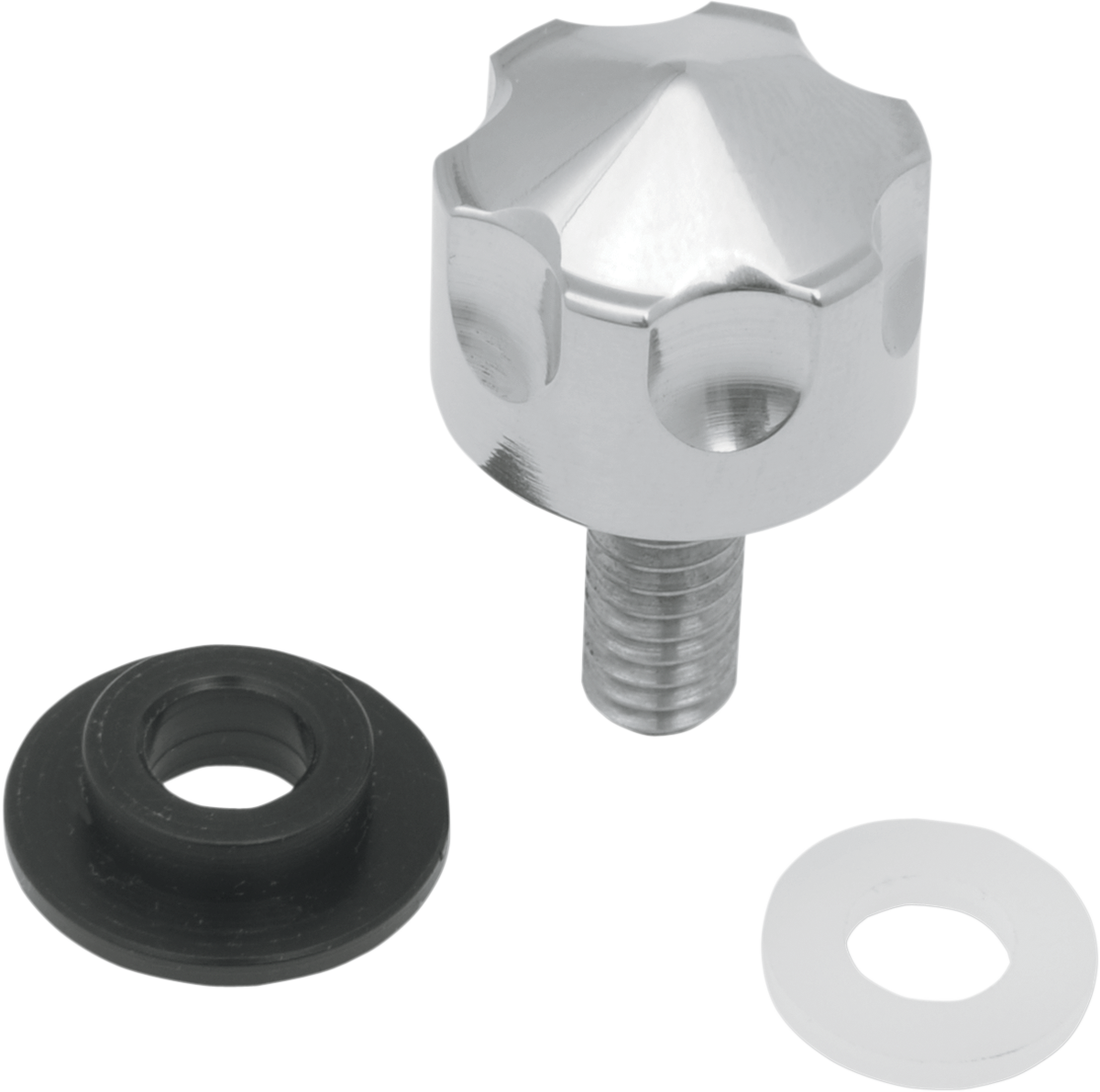 DRAG SPECIALTIES SEATS, DRAG SPECIALTIES SEATS Stainless Steel Seat Mount Knob for FL 2000-2022 (Part #0820-0035)