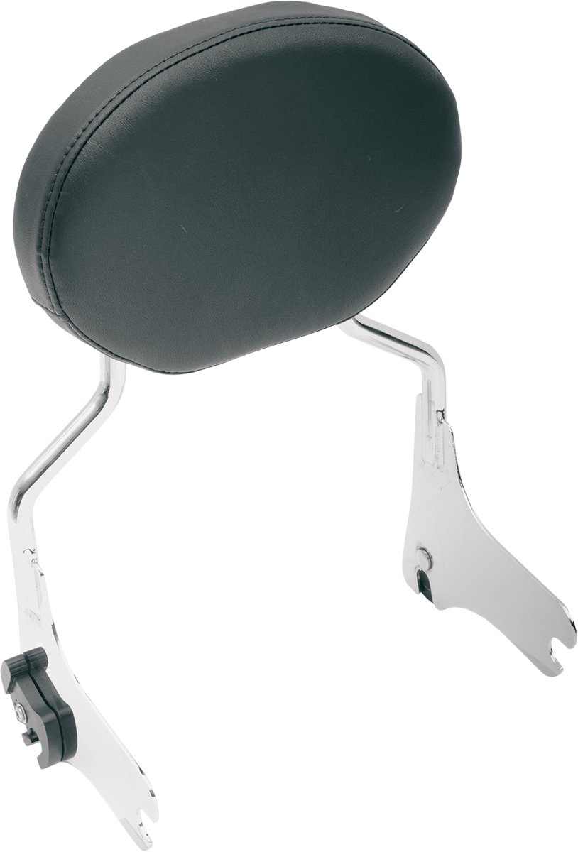 DRAG SPECIALTIES SEATS, DRAG SPECIALTIES SEATS Oval Sissy Bar Pad - Smooth for Harley FL '97-'22, Part Number 0822-0118