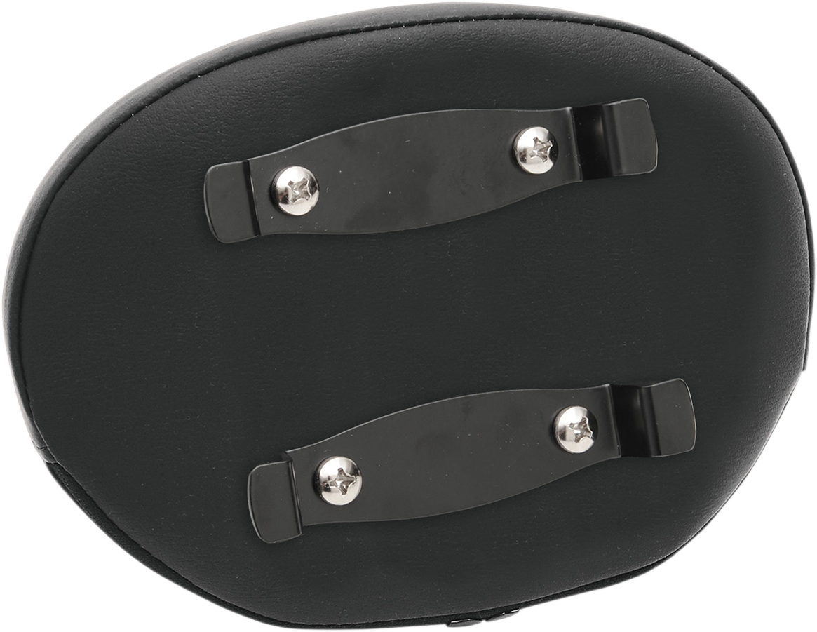 DRAG SPECIALTIES SEATS, Drag Specialties Seats Smooth Oval Sissy Bar Pad - Black (Part #0822-0343)