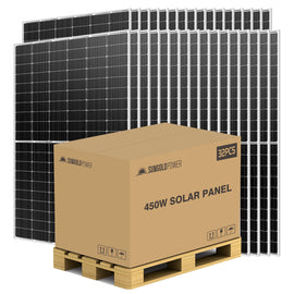 450W MONO PERC SOLAR PANEL FULL PALLET (32 PANELS) UL 61730 CEC Listed