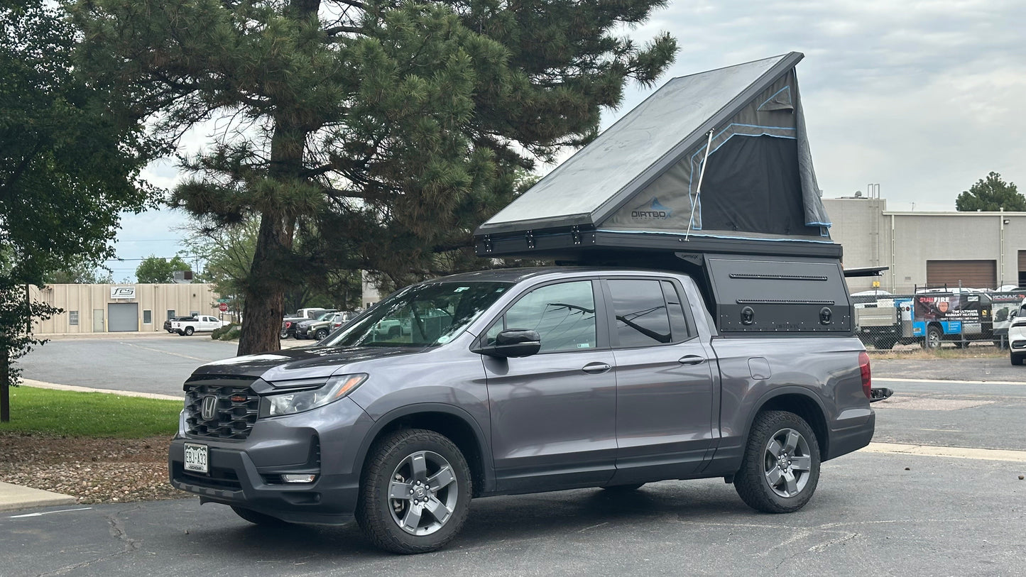 Dirtbox Canopy Camper – Modular Truck Camper Shell / Topper for Mid-Size & Full-Size Trucks (Tacoma, Rivian, Tundra, F-150, Quatermaster, Gladiator, Ram, Silverado)