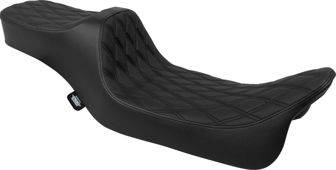 DRAG SPECIALTIES SEATS, Drag Specialties Seats Predator III Extended Reach Seat for FLH/FLT '08-'24 | Model 4687A