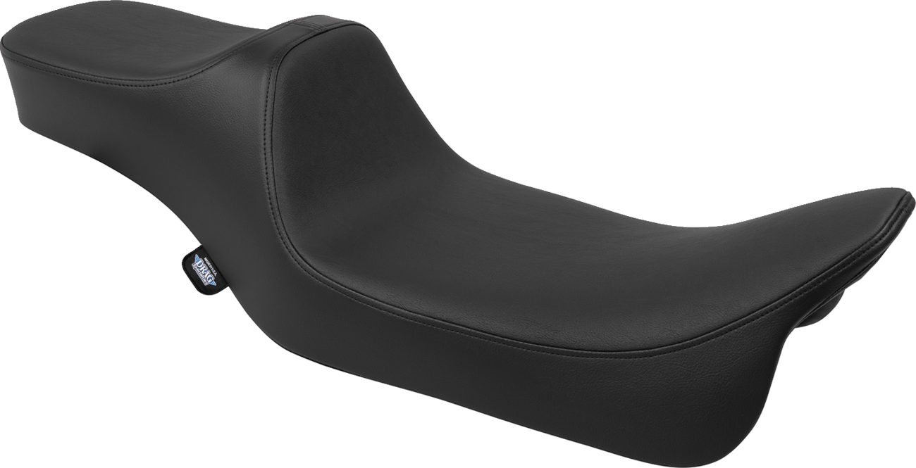 DRAG SPECIALTIES SEATS, DRAG SPECIALTIES SEATS Predator III Extended Reach Double Diamond Seat for FLH/FLT 2008-2024, Black, Part #4687B