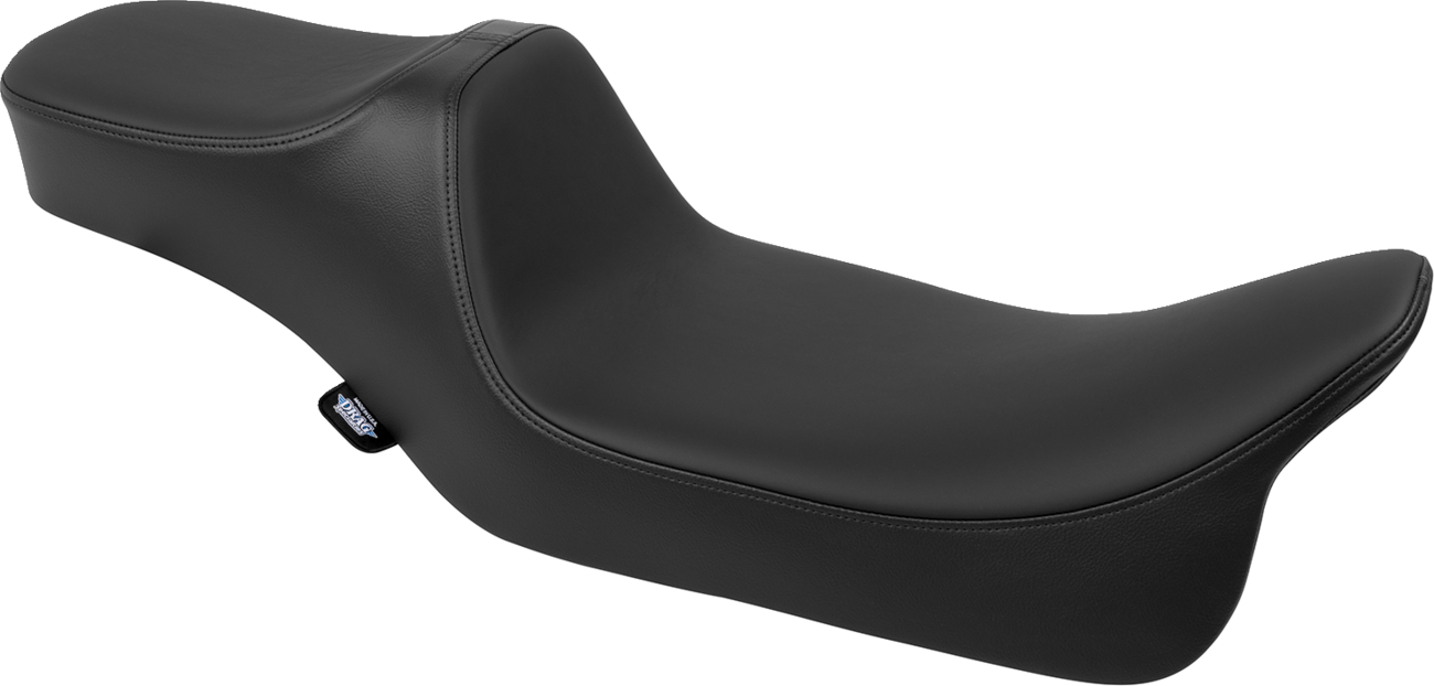 DRAG SPECIALTIES SEATS, Drag Specialties Seats Predator III Extended Reach Seat for Harley FLH/FLT '08-'24 - Black Solar Leather, Part #4687E