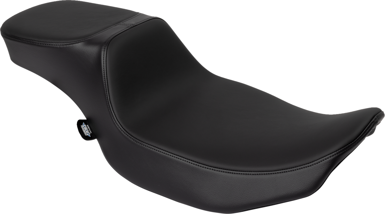DRAG SPECIALTIES SEATS, Drag Specialties Seats Performance Predator 2-Up Seat - Extended Reach - Solar Leather for FLHX/FLTR '23-'24 (Part #4691E)
