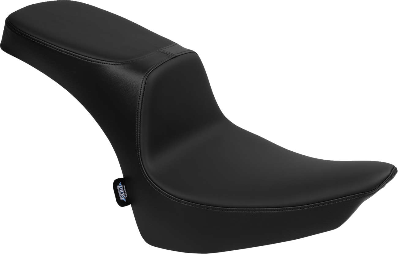 DRAG SPECIALTIES SEATS, DRAG SPECIALTIES SEATS Performance Predator 2-Up Seat with Solar Leather for Harley FL 2000-2017 (Part #4689E)