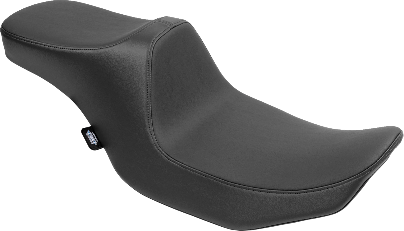 DRAG SPECIALTIES SEATS, Drag Specialties Seats Predator III 2-Up Seat for FLT/FLH 2023-2024 - Vinyl Smooth, Part #4690A