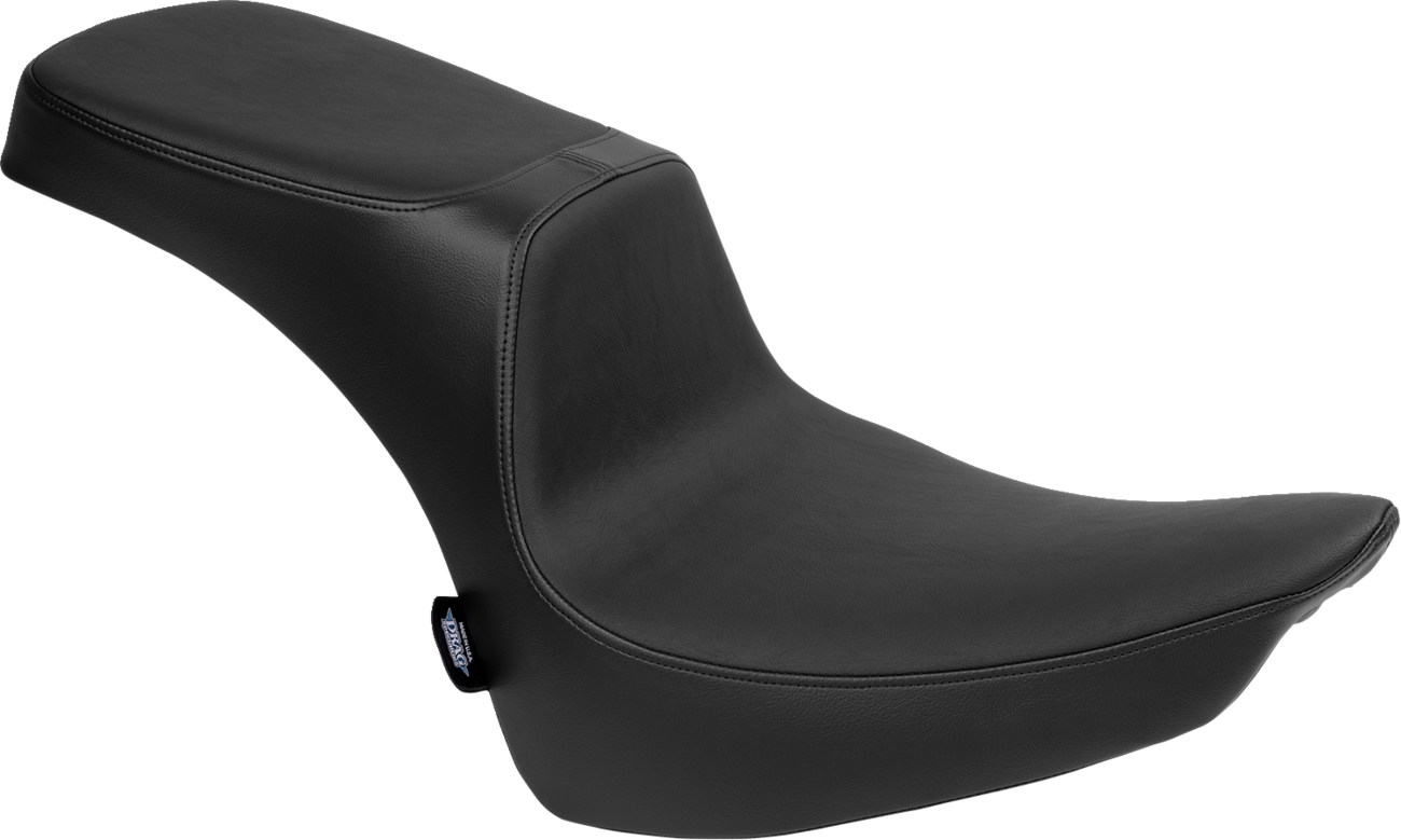 DRAG SPECIALTIES SEATS, DRAG SPECIALTIES SEATS Performance Predator 2-Up Seat for FL '00-'17 - Vinyl, Smooth (Part #4689A)