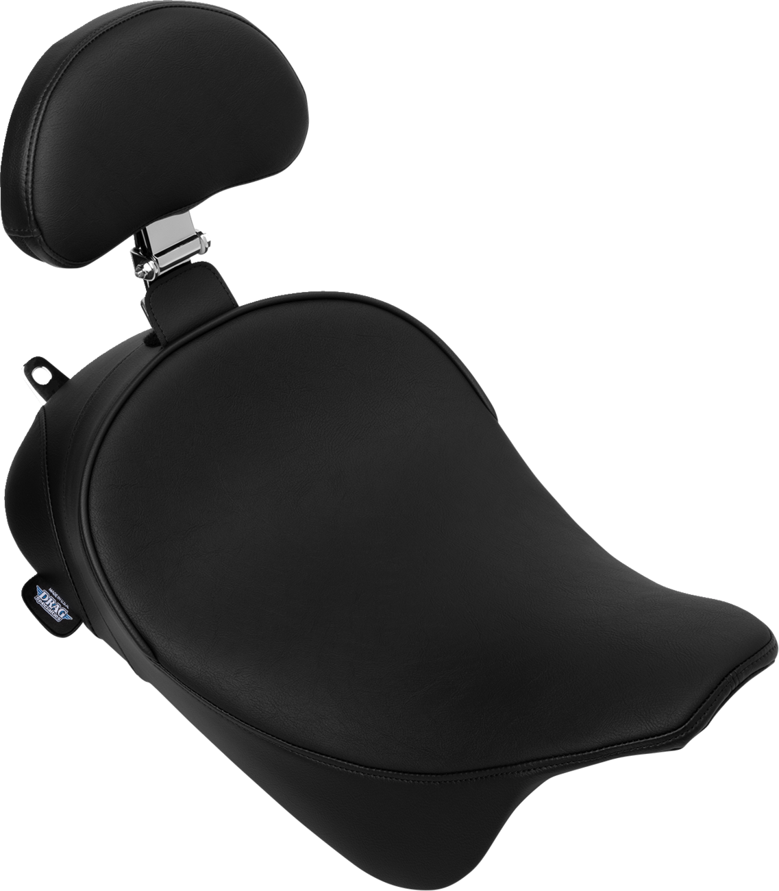 DRAG SPECIALTIES SEATS, Drag Specialties Seats Solo Front Seat with Backrest Option for FL 2008-2023 - 4699A