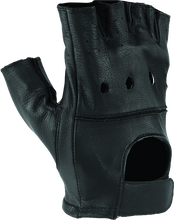 Load image into Gallery viewer, Kuryakyn Leather By River Road Diamond Shorty Gloves Black Womens - Small