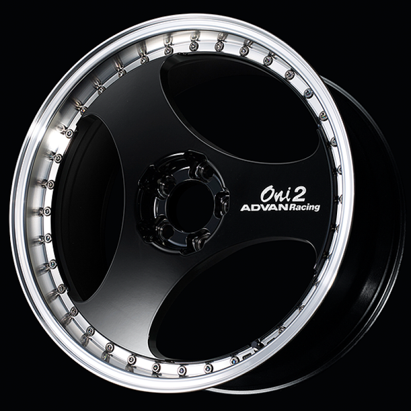 Advan ONI2 Progressive 20x11.0 / +15 Off / 5x114.3 / 73mm Bore / Machining and Racing Gloss Black