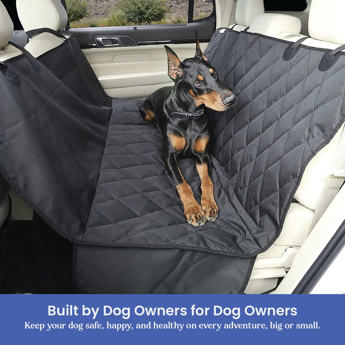 Dog Rear Seat Cover with Hammock - Regular