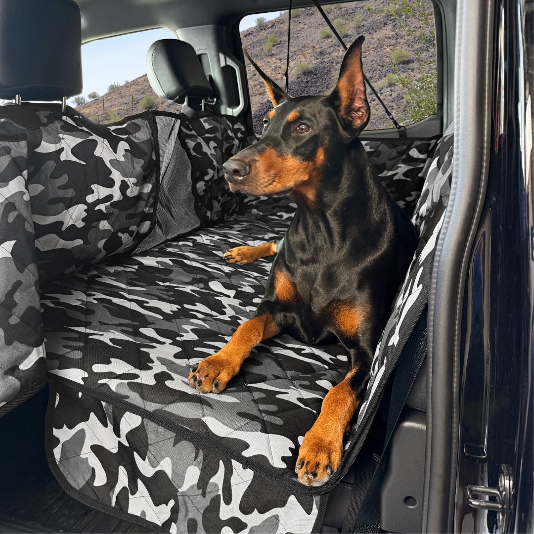 4Knines Hard Bottom Extender Car Seat Cover for Dogs - XL