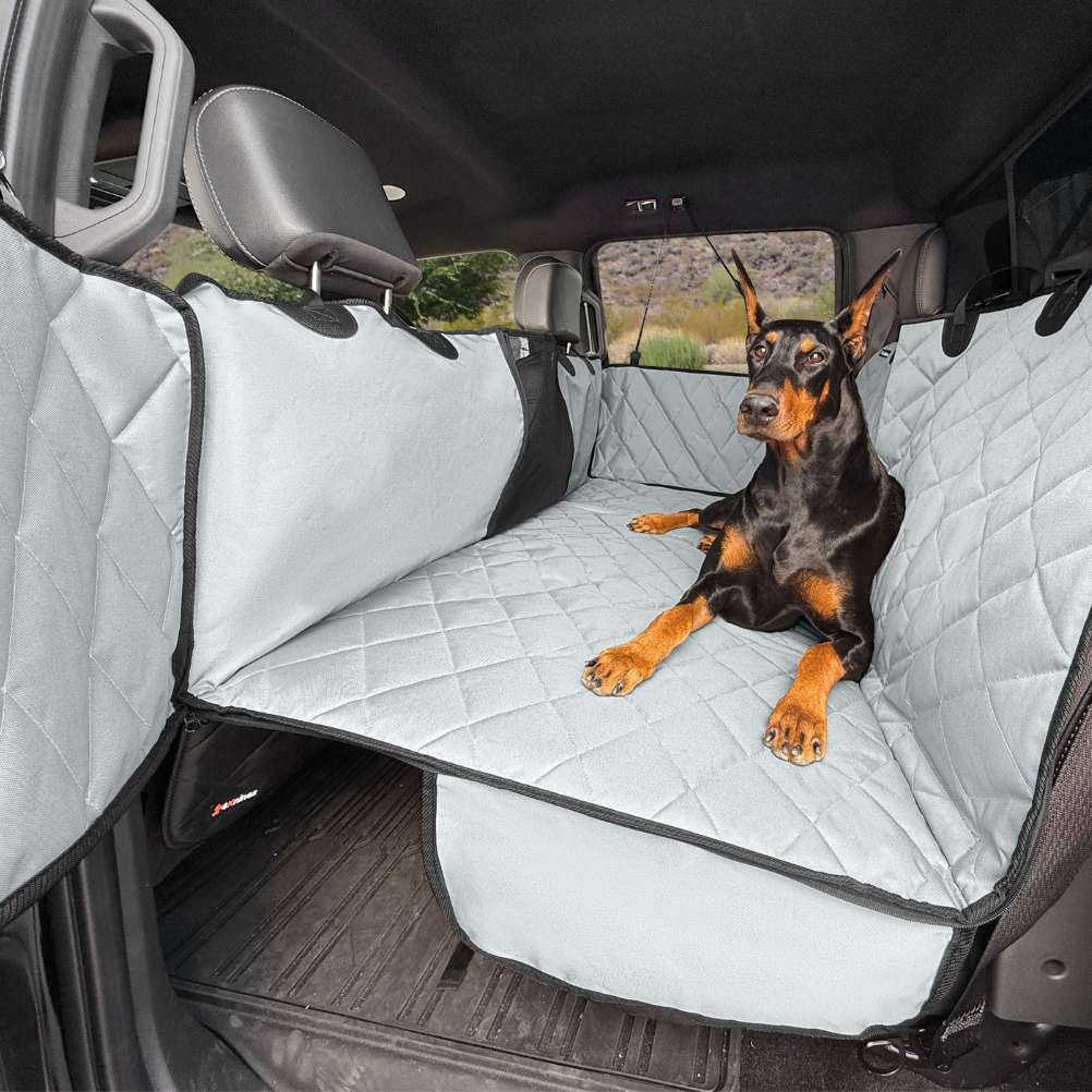 4Knines Hard Bottom Extender Car Seat Cover for Dogs - XL