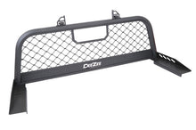 Load image into Gallery viewer, Deezee Universal Cargo Management Cab Rack - Txt Blk Mesh