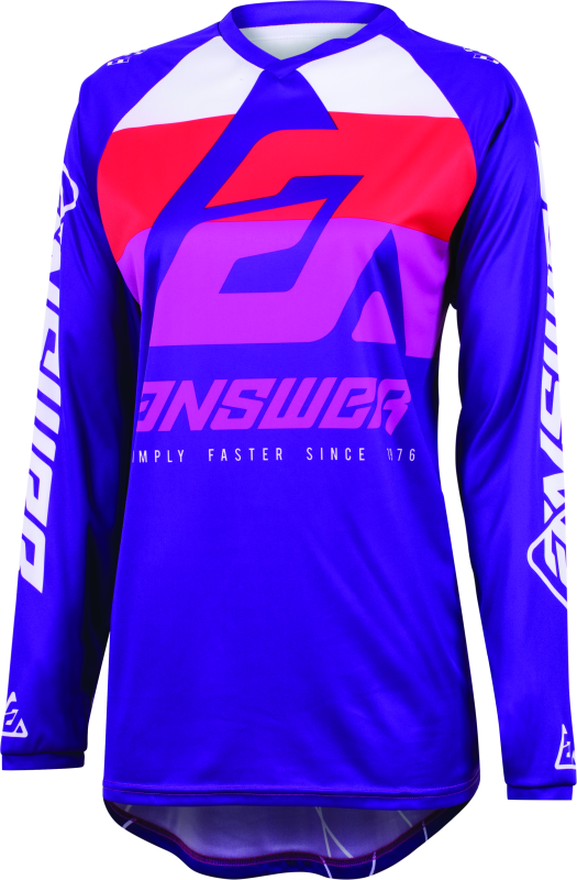 Answer 23 Syncron CC Jersey Purple/White/Red Womens - 2XL