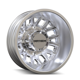 Mayhem 8107D Cogent Dually 17x6.5 / 8x200 BP / -142mm Offset / 142mm Hub Polished Wheel
