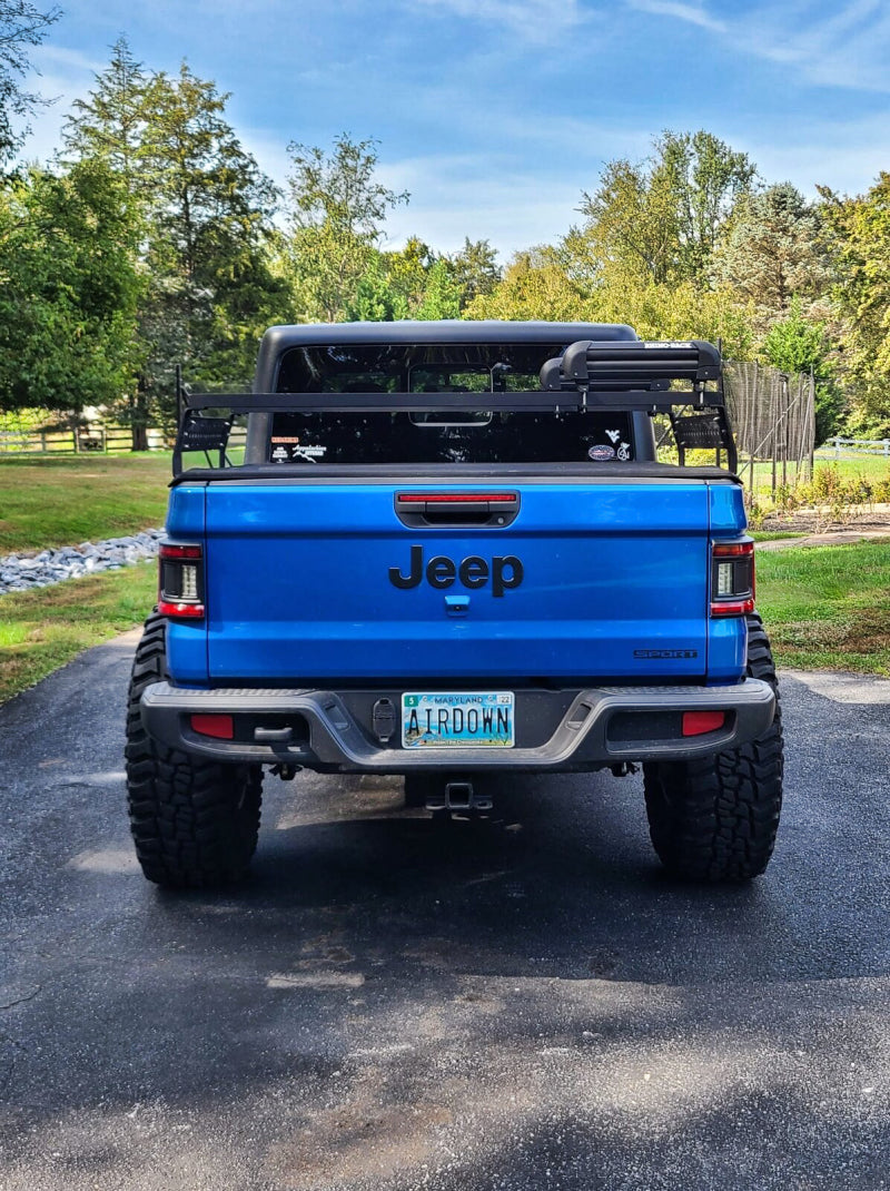 Jeep Gladiator JT showcasing ORACLE Lighting Flush Mount LED Tail Lights, emphasizing style and functionality.