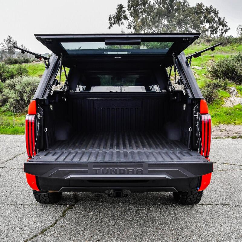 Westin EXP Truck Cap COMPLETE KIT A + B (22-25 Toyota Tundra CC 5.5ft. Bed) - Black