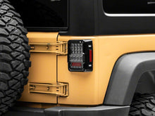 Load image into Gallery viewer, Raxiom 07-18 Jeep Wrangler JK Axial Series Lux LED Tail Lights- Blk Housing (Clear Lens)