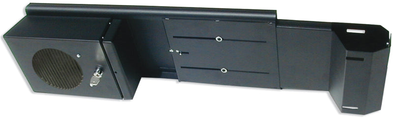 Tuffy Overhead Console- Single Compartment Black