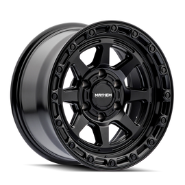 Mayhem 8306 Ridgeline 17x8.5 / 6x139.7 BP / -6mm Offset / 106.1mm Hub Satin Black Wheel