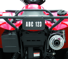 Load image into Gallery viewer, Quadboss ATV License Plate Kit - Black