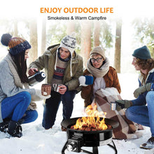 Load image into Gallery viewer, Camplux Propane Fire Pit Camping Fire Bowl for Cozy Outdoor Gatherings